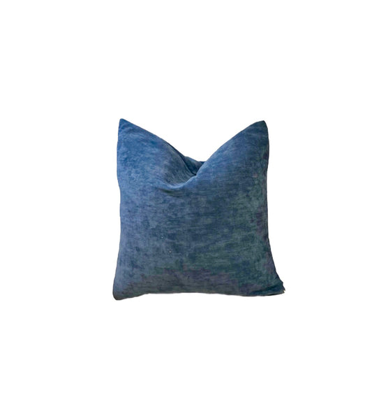 Navy Blue Velvet Throw Pillows