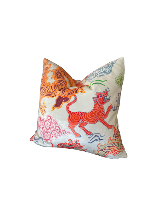 TGC Tibetan Tiger Throw Pillow